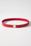 Anthropologie The Tabitha Stretch Belt In Red