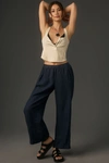 Velvet By Graham & Spencer Lola Pant In Navy In Blue