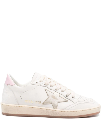 Golden Goose Db Ball Star Sneakers White/orchid