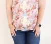 HAILEY & CO YORYO CHIFFON FLORAL TOP IN PINK
