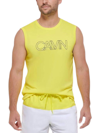 Calvin Klein Men's Rainbow Collection Sleeveless Shirt In Citrina In Multi