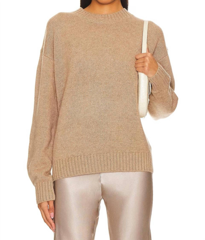 Sophie Rue Easy Crew Sweater In Beige