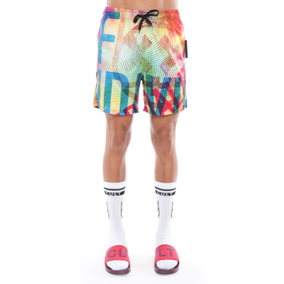 Cult Of Individuality-men Swim Short In Paradise In Multi