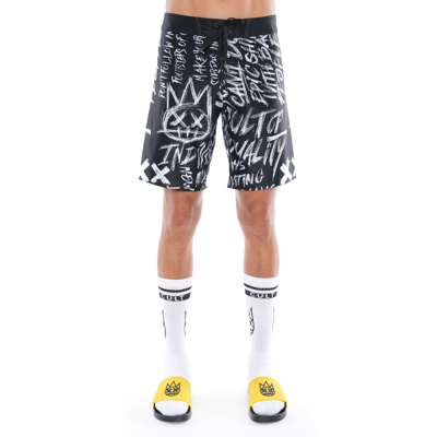 Cult Of Individuality-men Board Shorts In Epic In Black