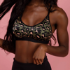Jadyk Autumn Bralette In Camo In Multi