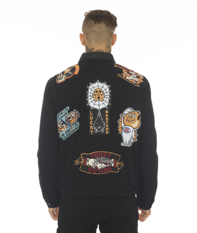 Cult Of Individuality-men Type Ii Lucky Bastard Reversible Jacket In Black