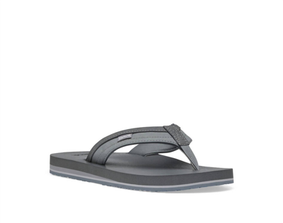 Sanuk Men Beer Cozy 2 Sandal In Charcoal/charcoal In Grey