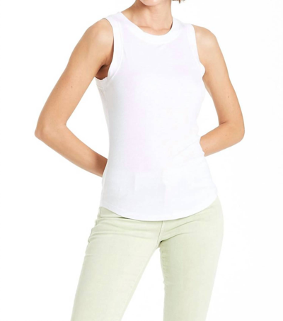 Another Love Cleo Ribbed Tank In White