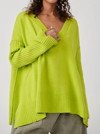 Free People Orion A-line Tunic Sweater In Multi