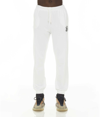 CULT OF INDIVIDUALITY-MEN CORE SLIM SWEATPANT IN WHITE