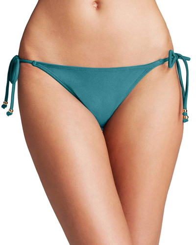 Pq Swim Tourmaline Teeny Bikini Bottom In Teal In Blue