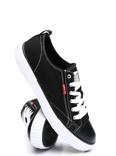 Levi's Womens Anika Casual Canvas Sneaker In Black