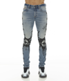 Cult Of Individuality Punk Super Skinny Jeans In Blue