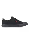 LEVI'S MEN'S ANIKIN C CANVAS SNEAKER IN BLACK MONOCHROME