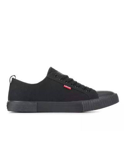 Levi's Men's Anikin C Canvas Sneaker In Black Monochrome In Multi