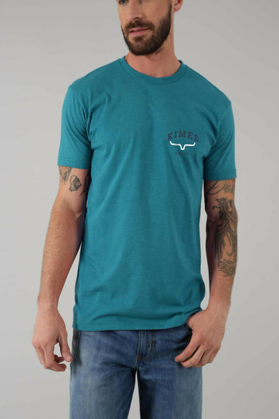 Kimes Since 2009 Tee In Teal In Blue