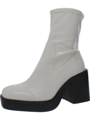 KENNETH COLE NEW YORK AMBER WOMENS PULL-ON CHUNKY ANKLE BOOTS