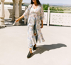 Ninexis Dandelion Daydreams Long Kimono In Multi In Multi
