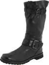 GENTLE SOULS BUCKLED UP WOMENS LEATHER MID-CALF RIDING BOOTS