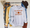 White Label Halloweentown Hooded Sweatshirt In Heather Grey In Grey