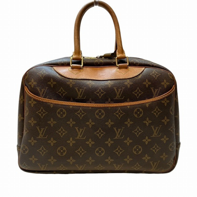 Pre-owned Louis Vuitton Deauville Canvas Handbag () In Brown