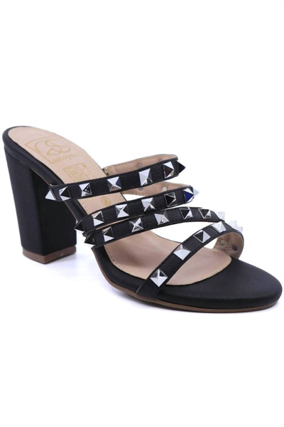 Everglades Carla 2 Strappy Heels In Black