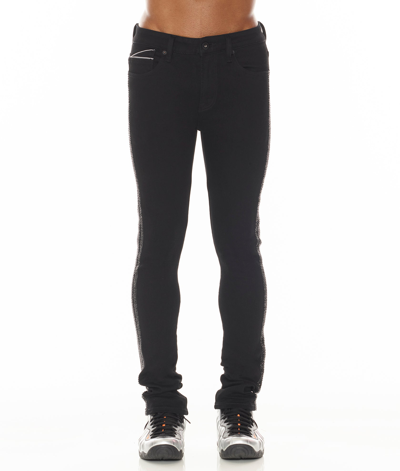 Cult Of Individuality-men Punk Super Skinny In Crystal In Black