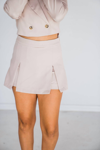 Ensemble Work To Wine Skort In Light Beige In Beige