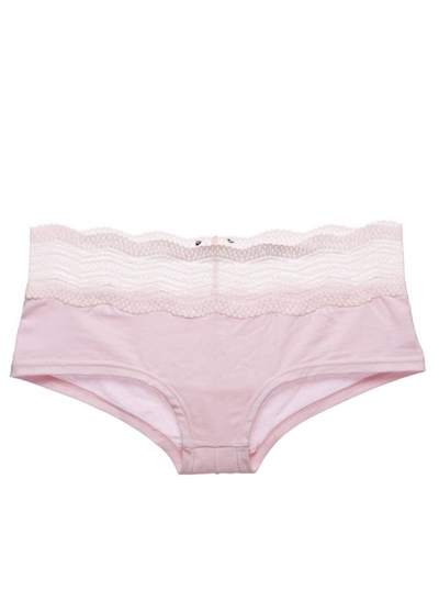 Cosabella Women's Dolce Boyshort In Ice Pink In Multi
