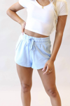 Reflex Favorite Dolphin Hem Short In Blue In Blue