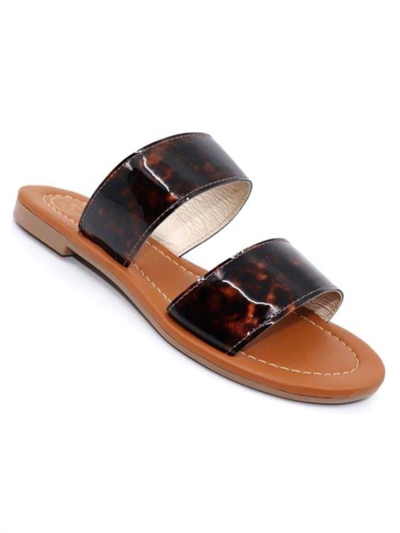 Everglades Lulu 7 Sandals In Tortoise In Grey
