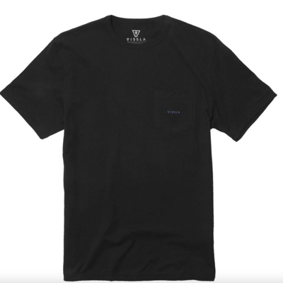 Vissla Vintage Pocket Tee In Black