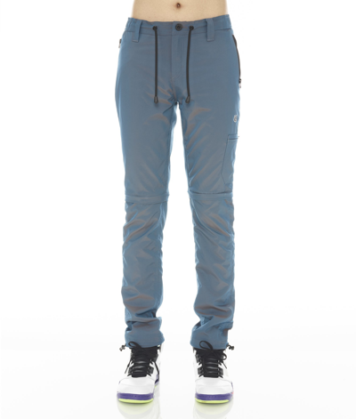 Cult Of Individuality-men Nylon Pant In Seafoam In Blue