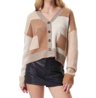 John & Jenn Oakley Sweater In Brown