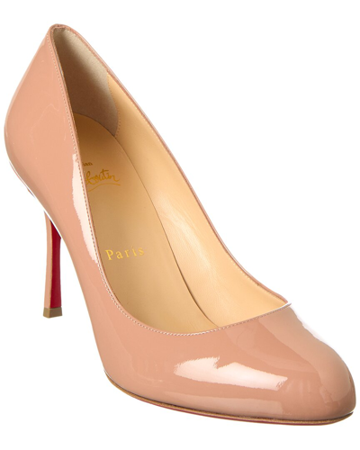 Christian Louboutin Dolly 85 Patent Pump In Pink