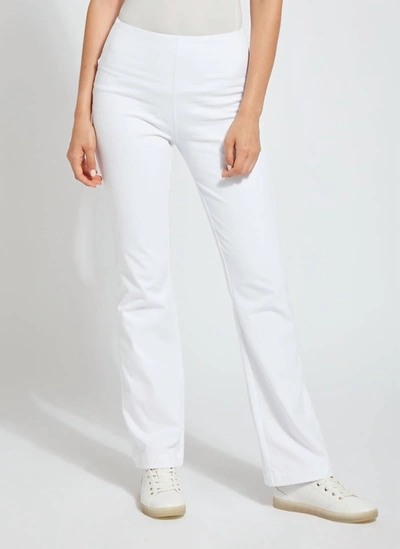 Lyssé Baby Bootcut Denim Jeans In White