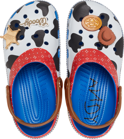 Crocs Toddlers Sheriff Woody Classic Sabots Enfants Blue Jean 22
