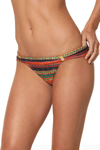 VIX POTIRA BANDED BRAZILIAN BIKINI BOTTOM IN MULTI