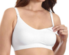 LEADING LADY SANTONI WIREFREE NURSING BRA IN WHITE