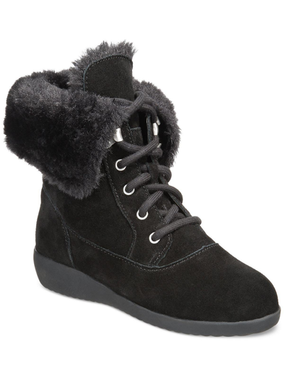 STYLE & CO AUBREYY WOMENS SUEDE BOOTIES ANKLE BOOTS