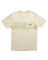 HOWLER BROTHERS MEN'S SOUTH SEAS STRIPE POCKET T-SHIRT IN SAND