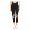 PHAT BUDDHA WOMEN ST NICHOLAS AVE CUT OUT LEGGINGS IN CAVIAR