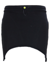 Barrow Mini Skirt In Cotton In Nero/black