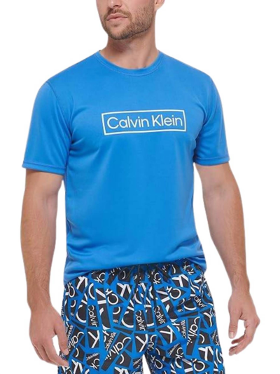 Calvin Klein Men's Light Weight Shirt In Blue