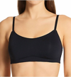 On Gossamer Dot Micro Lounge Bralette In Black In Black