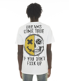 CULT OF INDIVIDUALITY-MEN MENS T-SHIRT SHORT SLEEVE CREW NECK TEE "ADMIT ONE" IN WHITE