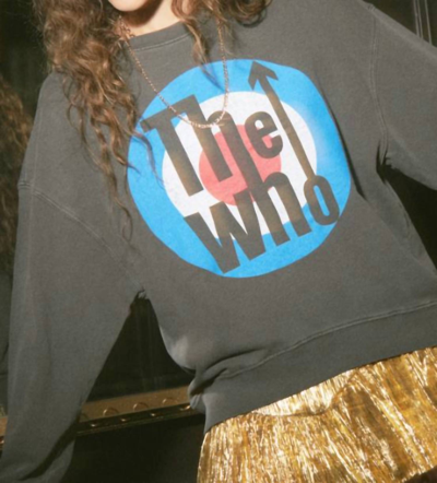 Daydreamer The Who Oversized Crew In Black