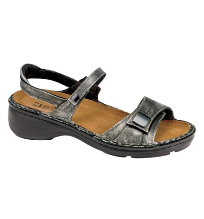 Naot Papaya Sandal In Metal Leather In Multi