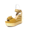 Maker's Xiomara Wedge Heels In Yellow Marigold In Multi