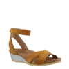 NAOT WAND SANDAL IN AMBER NUBUCK COMBO